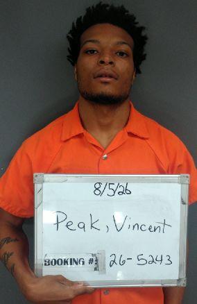 Booking photo of Vincent Peak