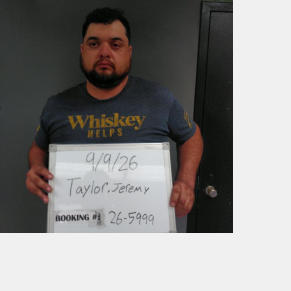 Booking photo of Jeremy Taylor