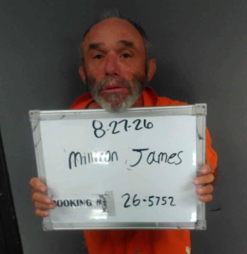 Booking photo of James Milliron
