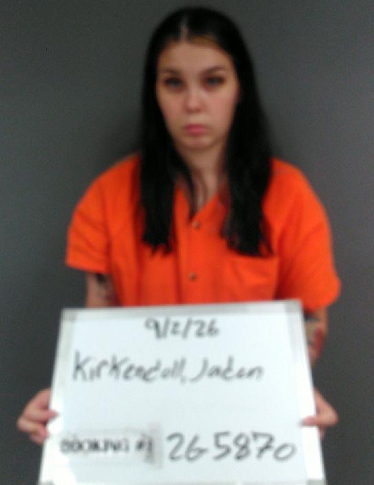 Booking photo of Jaden Kirkendoll