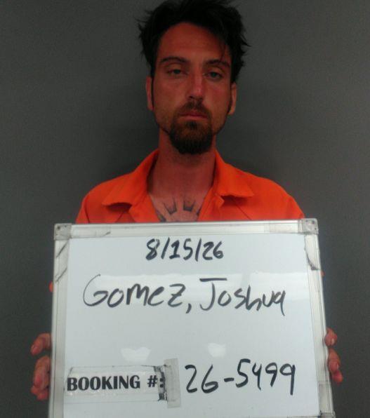 Booking photo of Joshua Gomez