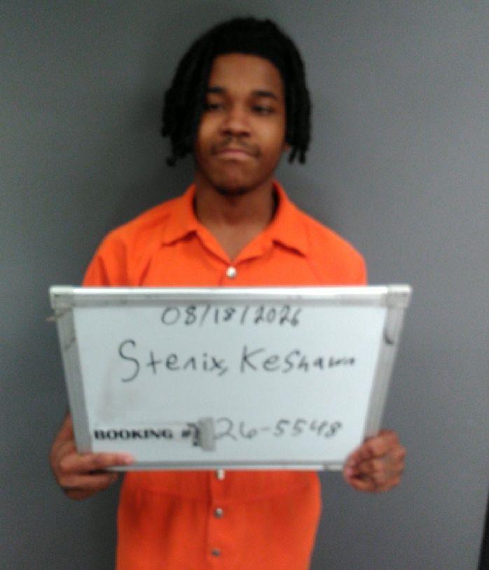 Booking photo of Keshawn Stenix