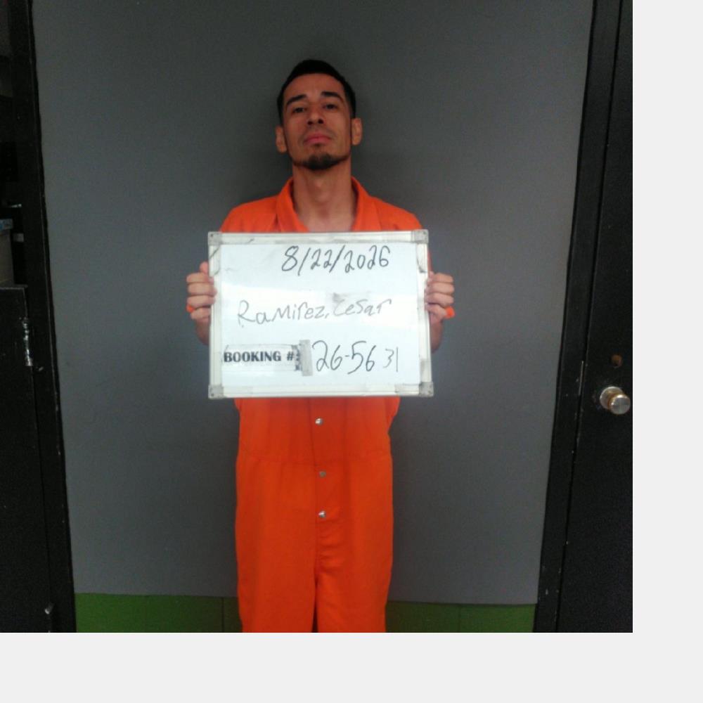 Booking photo of Cesar Ramirez