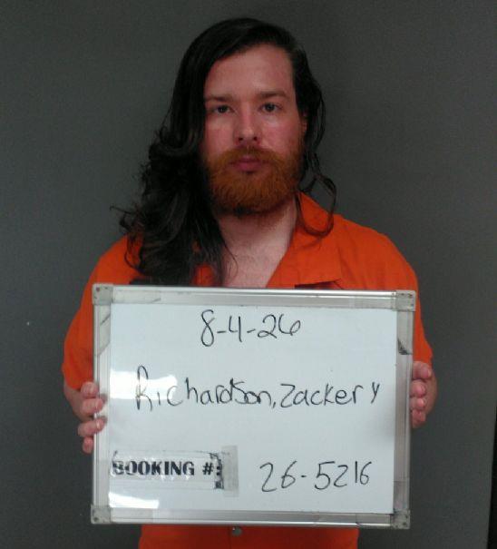 Booking photo of Zackery Richardson