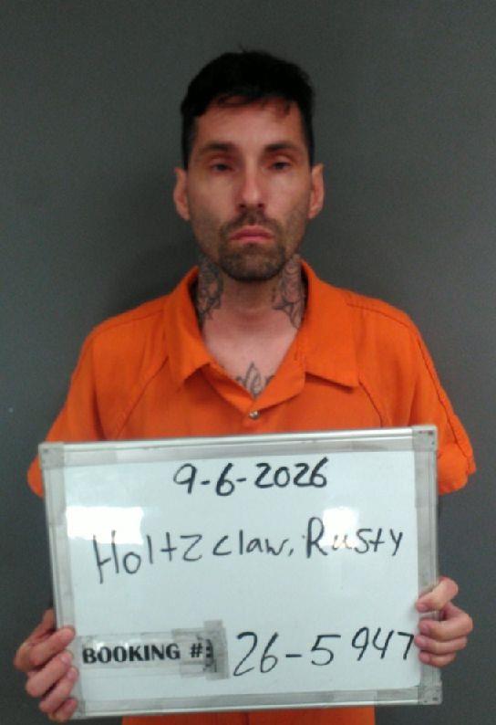 Booking photo of Rusty Holtzclaw