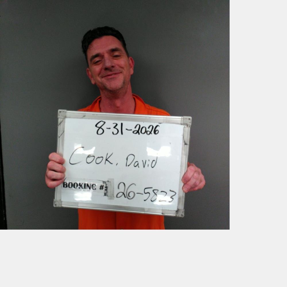 Booking photo of David Cook