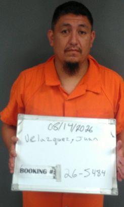 Booking photo of Juan Velazquez