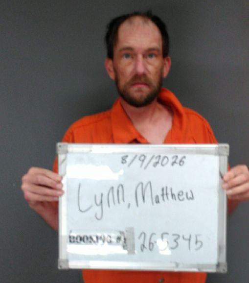 Booking photo of Matthew Lynn