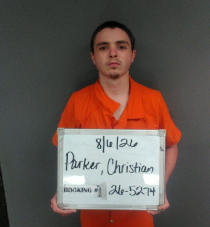 Booking photo of Christian Parker