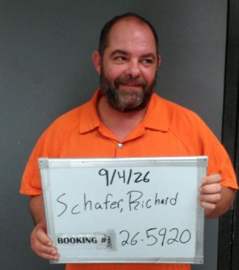 Booking photo of Richard Schafer