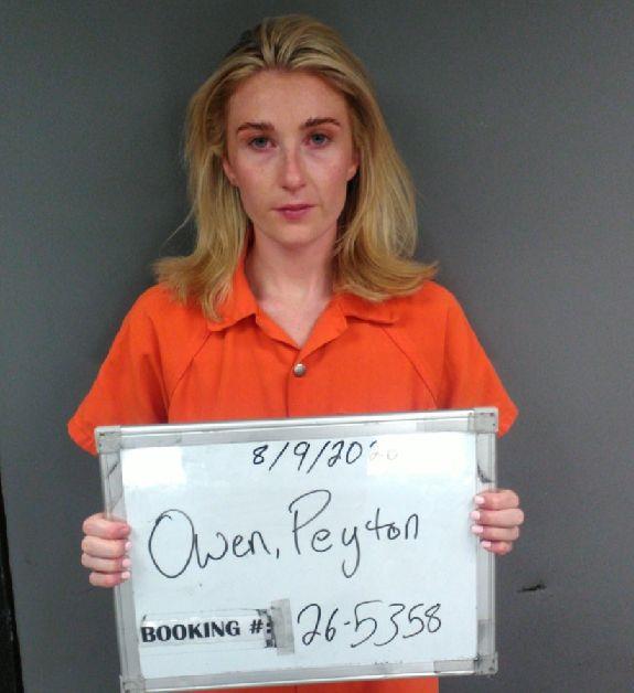 Booking photo of Peyton Owen