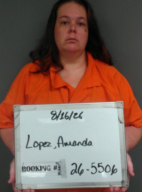 Booking photo of Amanda Lopez