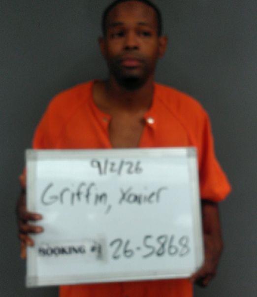Booking photo of Xavier Griffin