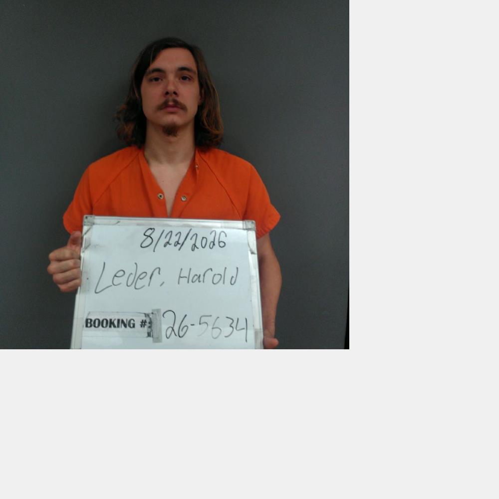 Booking photo of Harold Leder