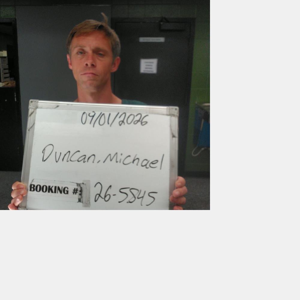 Booking photo of Michael Duncan