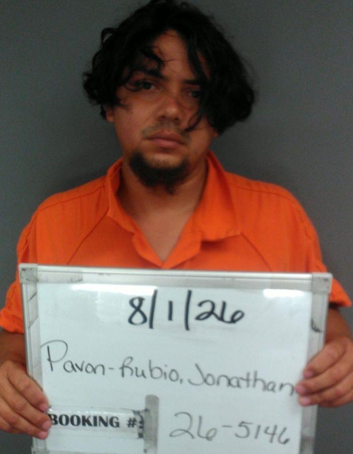 Booking photo of Jonathan Pavon-rubio
