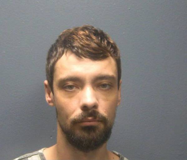 Booking photo of Dustin Sanford