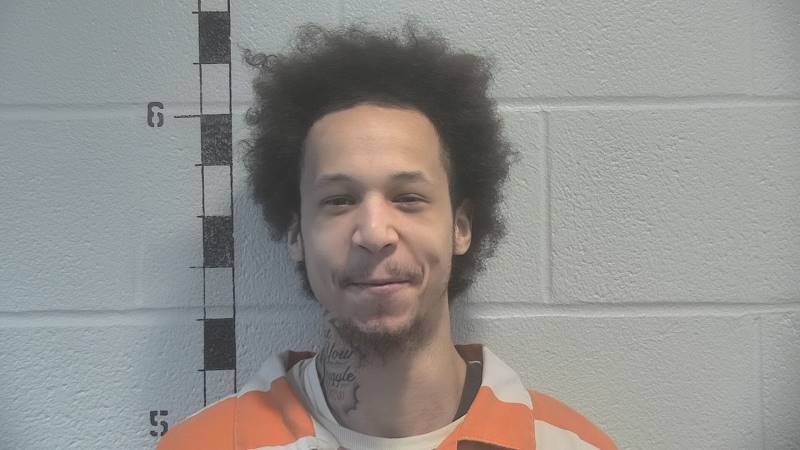 Booking photo of Jeremiah James