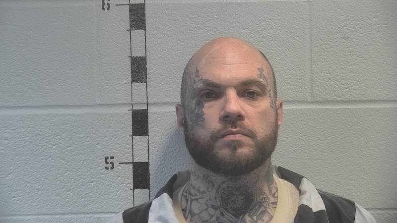 Booking photo of Travis Dickey