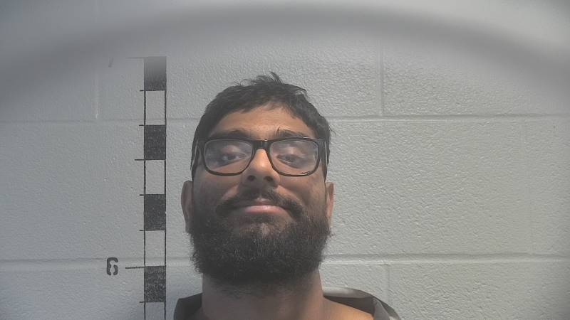 Booking photo of Zakirshah Shafi