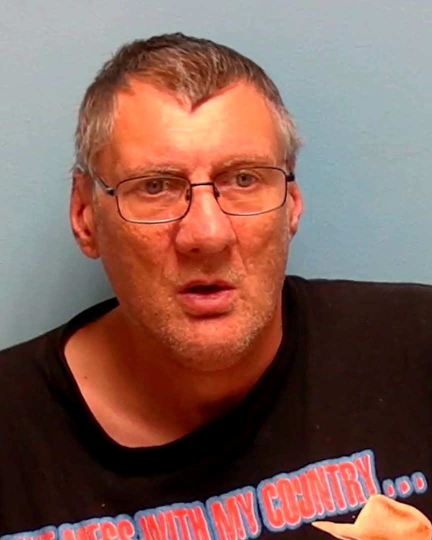 Booking photo of Thomas Sobek