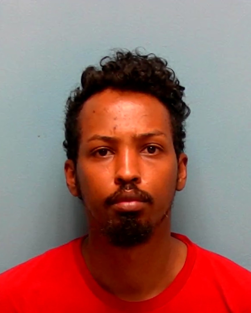 Booking photo of Khalid Mohammed
