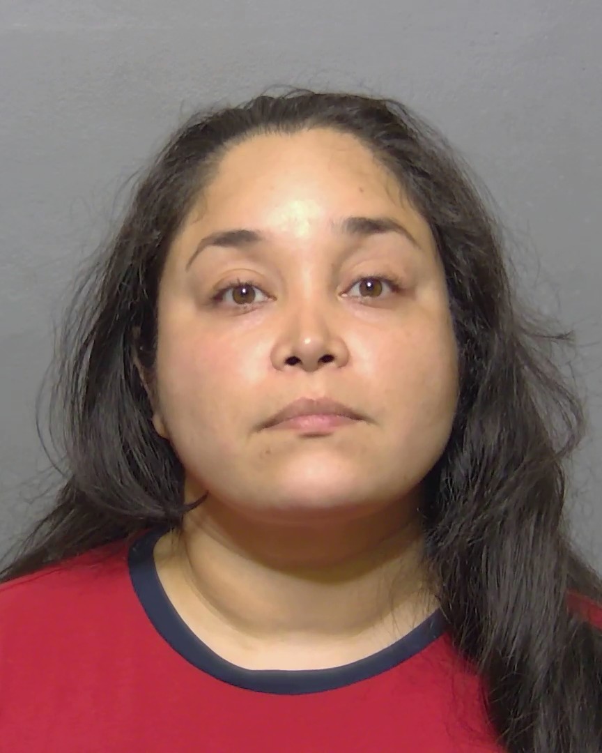 Booking photo of Erendira Peralta- Bahena