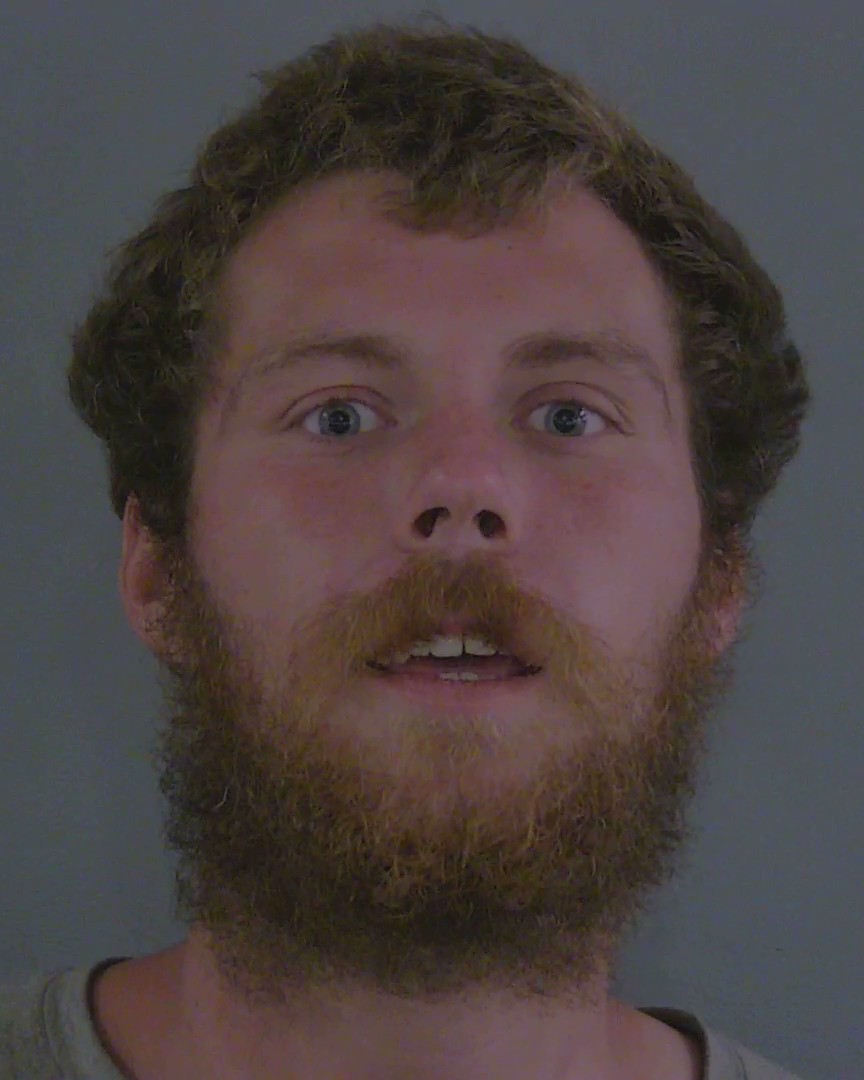 Booking photo of Alex Barrett