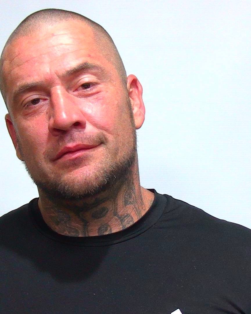 Booking photo of Brandon Mortlock