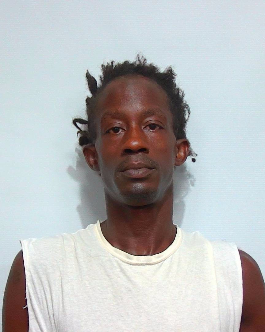 Booking photo of Marcus Weatherspoon