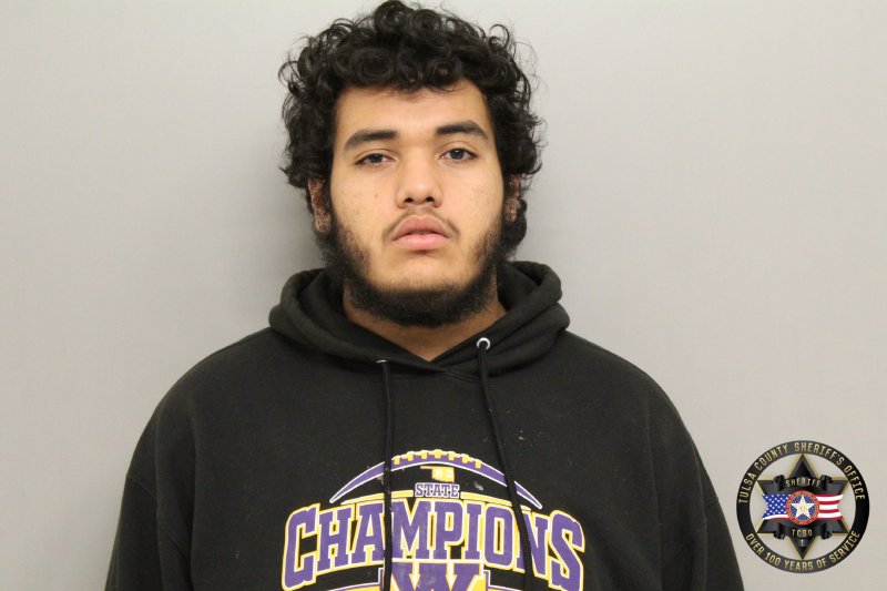 Booking photo of Alanzo Harjo