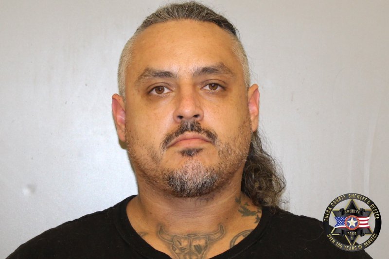 Booking photo of Dustin Harjo