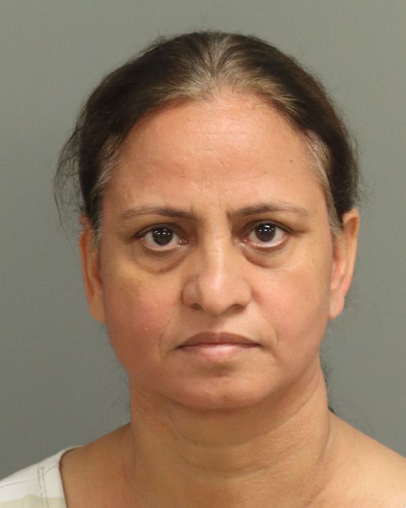 Booking photo of Rajinder Kaur