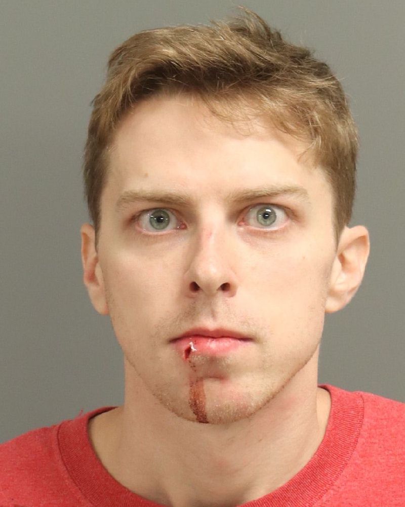 Logan Evans booking photo