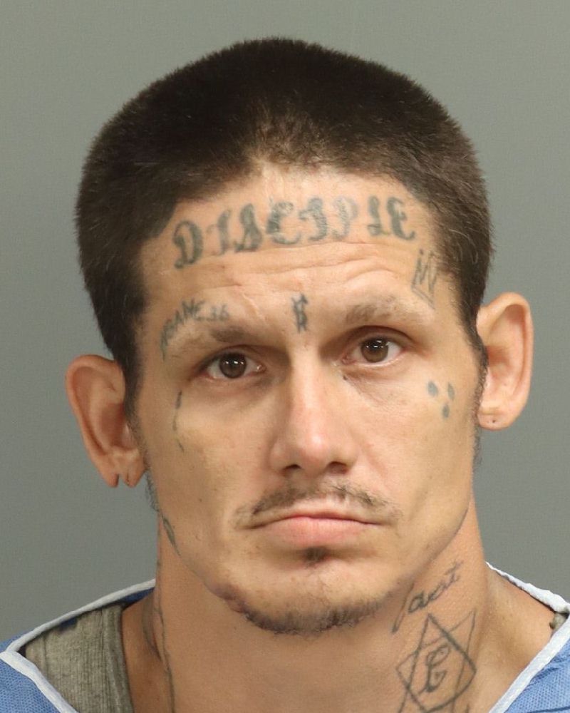 Booking photo of Dustin Christian
