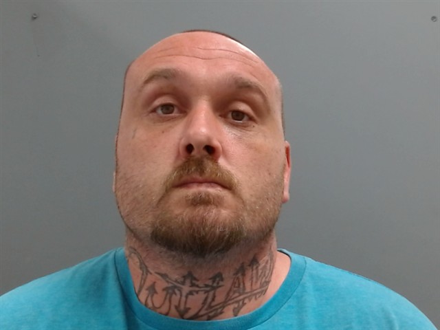 Booking photo of Dustin Thomas