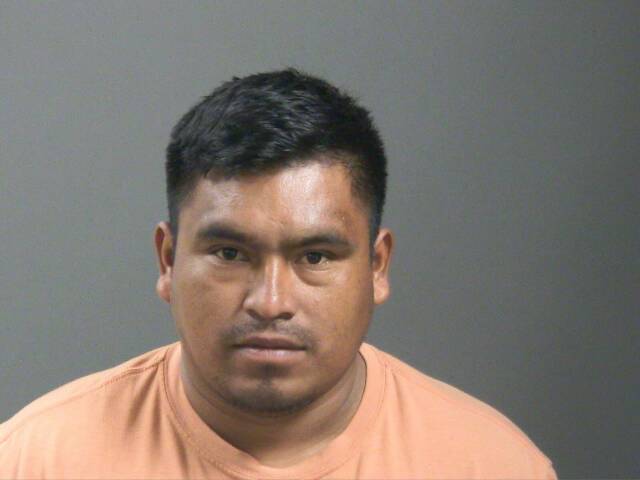 Booking photo of Zacarias Oxom-choj
