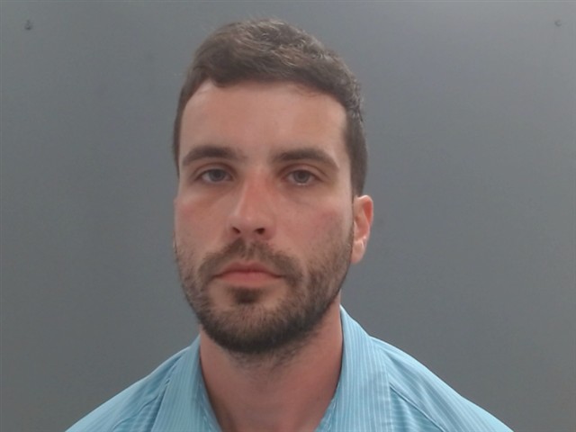 Booking photo of Daniel Harrelson