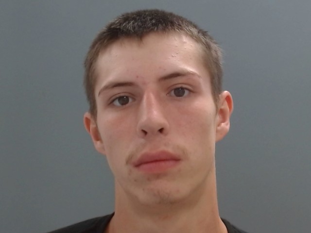 Booking photo of Trey Teague