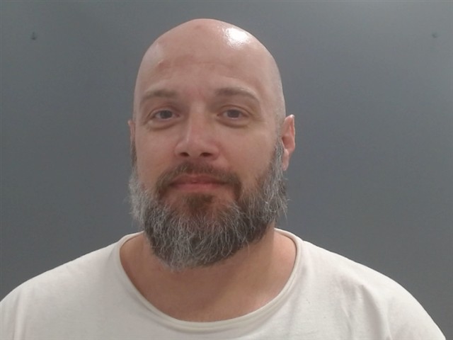 Booking photo of Justin Vanderpool