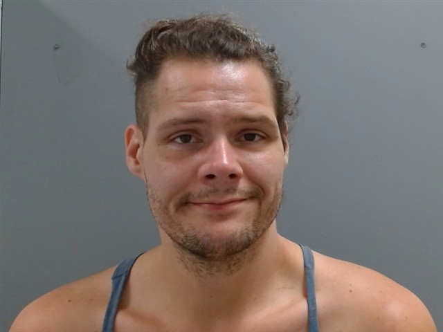 Booking photo of Christopher Coltrin
