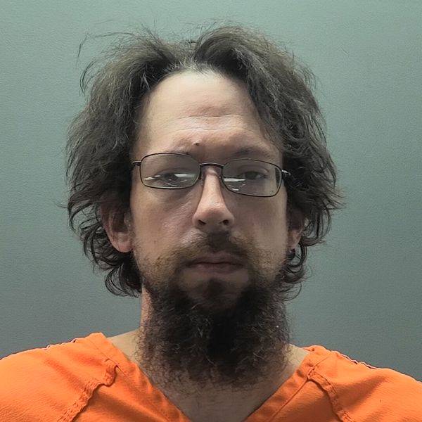 Booking photo of Andrew Delvoye