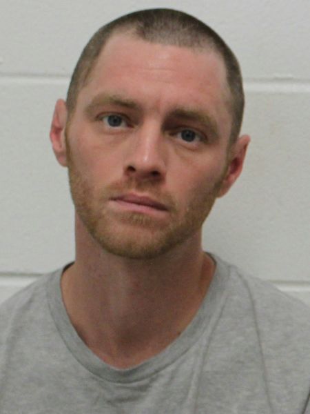 Booking photo of Brandon Hadder